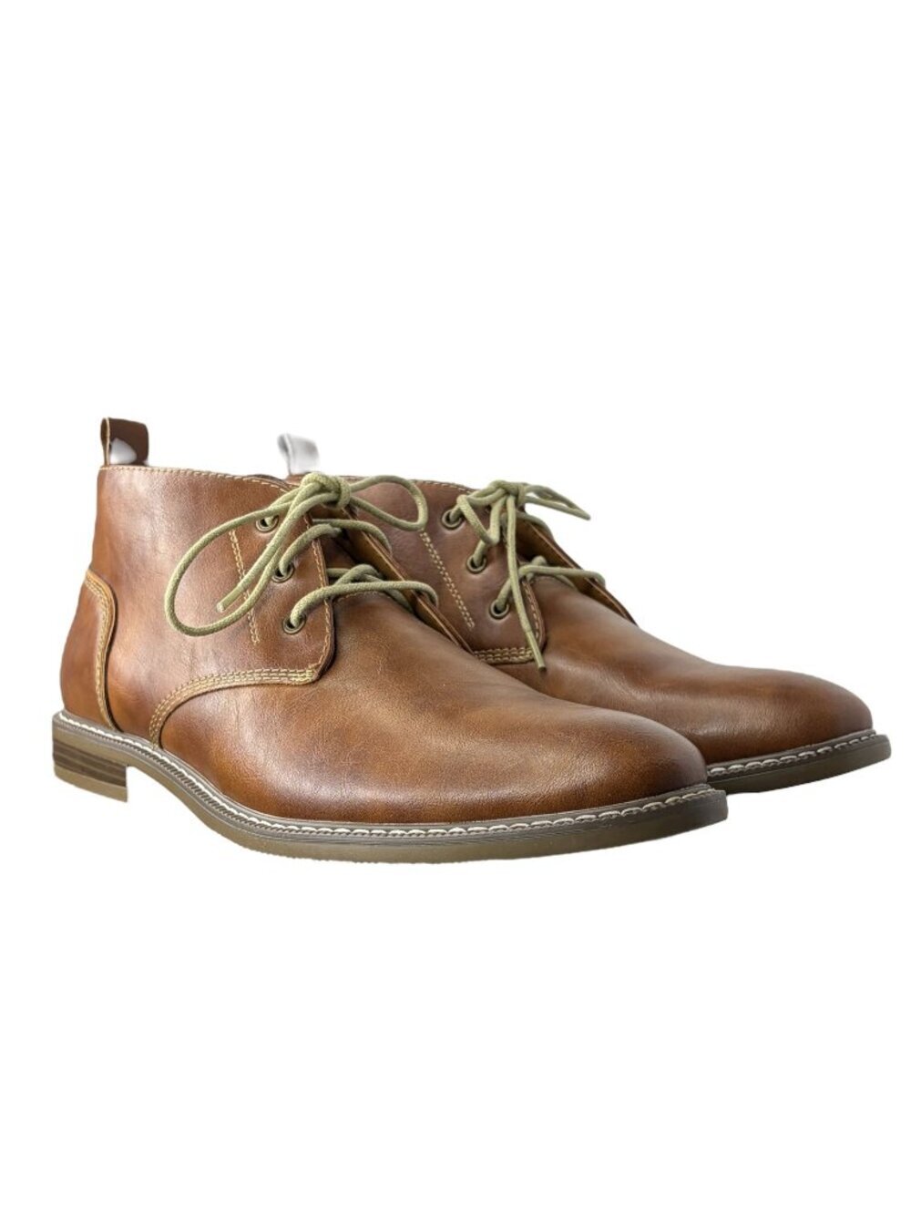 St. John’s Bay Action Chukka Boots Men Size 10 Cognac Brown